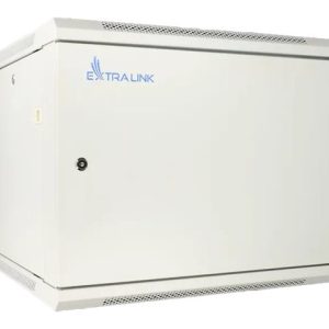 Extralink Asp - Rack Kabinet - 600X450 Mm - Vægmonterbar - Grå - 9U - 19"