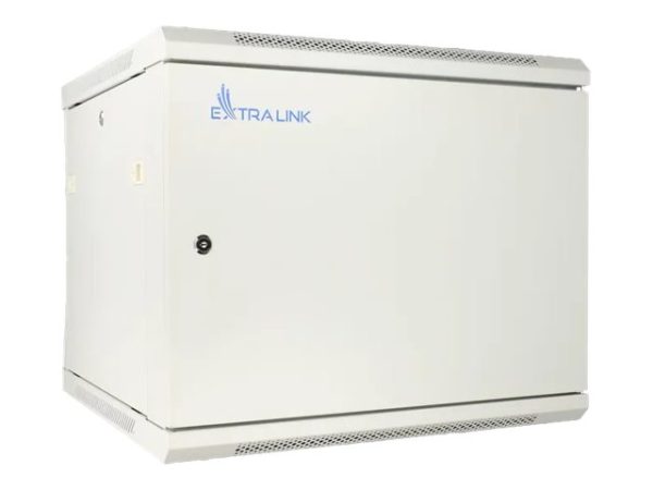 Extralink Asp - Rack Kabinet - 600X450 Mm - Vægmonterbar - Grå - 9U - 19"