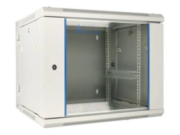 Extralink Azh - Rack Kabinet - Svingetype - Vægmonterbar - Grå - 9U - 19"