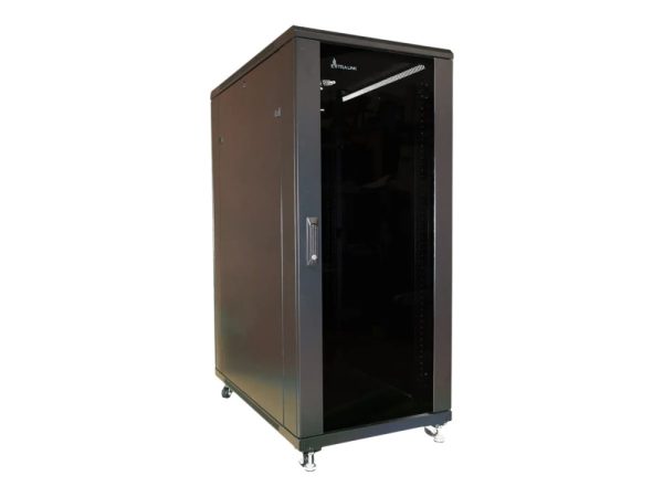 Extralink - Rack Kabinet - 600X1000 Mm - Gulvstående - Sort - 37U - 19"