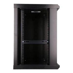 Extralink - Rack Kabinet - 600X600 Mm - Vægmonterbar - Sort - 12U - 19"