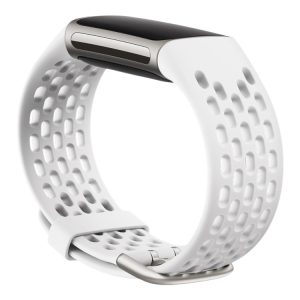 Fitbit - Bånd For Aktivitetssporer - Small Størrelse - Frosthvid - For Fitbit Charge 5