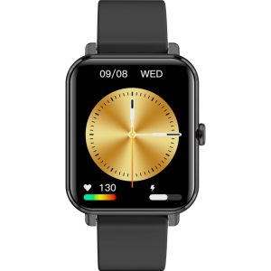 Garett Grc Classic Smartwatch, Sort Med Silikone-Rem