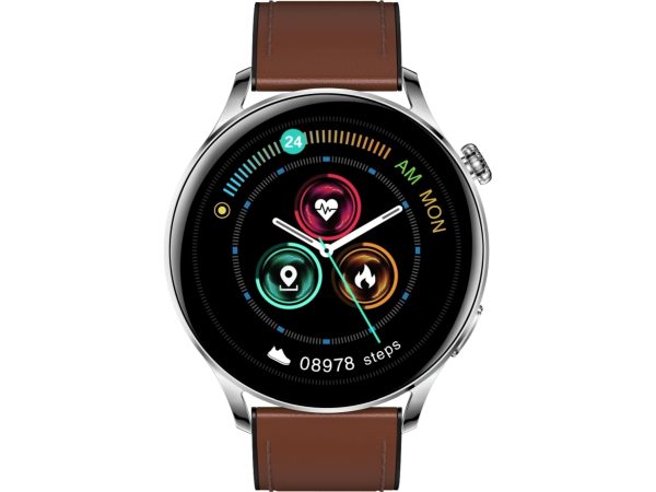 Garett Smartwatch Men Elegance Rt World Brun Pude