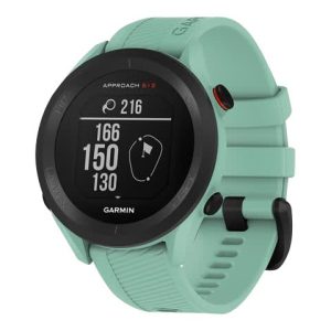 Garmin Approach S12 - 2022 Edition - 43.7 Mm - Neo-Tropisk - Sportsur Med Rem - Silikone - Håndledsstørrelse: 125-202 Mm - Monokrom - 125 Mb - Blueto