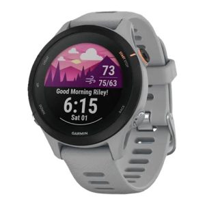 Garmin Forerunner 255S - Sportsur Med Rem - Silikone - Håndledsstørrelse: 110-175 Mm - Display 1.1" - 4 Gb - Bluetooth, Ant+ - 39 G - Pulvergrå