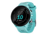 Garmin Forerunner 55 - Aqua-Grøn - Sportsur Med Bånd - Silikone - Aqua-Grøn - Display 1.04" - Bluetooth, Ant+ - 37 G