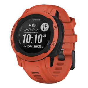 Garmin Instinct 2S - 40 Mm - Valmue - Sportsur Med Bånd - Silikone - Håndledsstørrelse: 112-180 Mm - Monokrom - 32 Mb - Bluetooth, Ant+ - 42 G