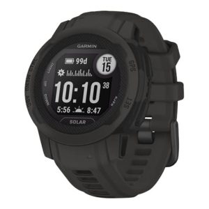 Garmin Instinct 2S Solar - 40 Mm - Grafit - Sportsur Med Bånd - Silikone - Håndledsstørrelse: 112-180 Mm - Monokrom - 32 Mb - Bluetooth, Ant+ - 43 G