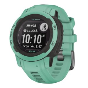 Garmin Instinct 2S Solar - 40 Mm - Neo-Tropisk - Sportsur Med Bånd - Silikone - Håndledsstørrelse: 112-180 Mm - Monokrom - 32 Mb - Bluetooth, Ant+ -