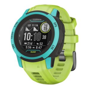 Garmin Instinct 2S - Surf Edition - 40 Mm - Waikiki - Sportsur Med Bånd - Silikone - Håndledsstørrelse: 112-180 Mm - Monokrom - 32 Mb - Bluetooth, An