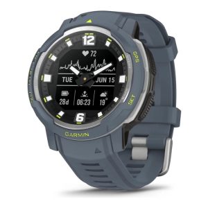 Garmin Instinct Crossover - Standard Edition - 45 Mm - Fiberforstærket Polymer - Sportsur Med Bånd - Silikone - Håndledsstørrelse: 135-230 Mm - Monok