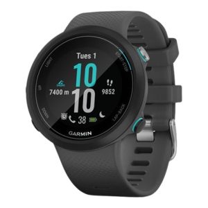 Garmin Swim 2 - 42 Mm - Skifer - Sportsur Med Bånd - Silikone - Skifer - Håndledsstørrelse: 129-197 Mm - Display 1.04" - Bluetooth, Ant+ - 36 G