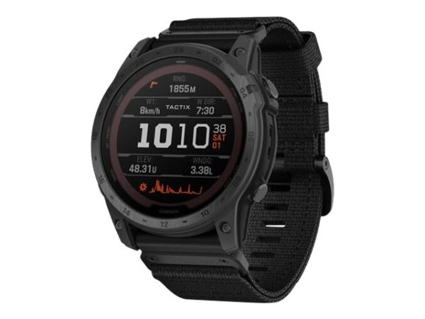 Garmin Tactix 7 - Pro Ballistics Edition - Sort Dlc - Sportsur Med Bånd - Nylon - Sort - Håndledsstørrelse: 135-213 Mm - Display 1.4" - 32 Gb - Bluet