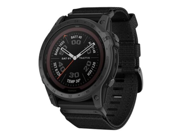 Garmin Tactix 7 - Pro Edition - Sort Dlc - Sportsur Med Bånd - Nylon - Sort - Håndledsstørrelse: 135-213 Mm - Display 1.4" - 32 Gb - Bluetooth, Wi-Fi