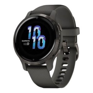 Garmin Venu 2S - 40 Mm - Grafit - Sportsur Med Bånd - Silikone - Håndledsstørrelse: 110-175 Mm - Display 1.1" - Bluetooth, Wi-Fi, Ant+ - 38.2 G