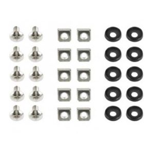 Gembird 19A-FSET-01 19'' rack mounting set (bolt nut washer) (10-Pack)