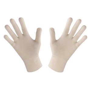 Gigthandsker med fingre - L, Beige - L - Beige