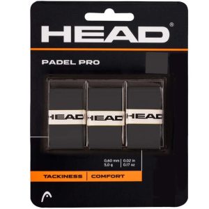 HEAD Padel Pro 3-pak Sort Overgrip