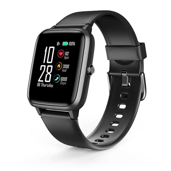 Hama Fit Watch 5910 - Fitness Smartwatch m. GPS, Pulsmåler & Skridttæller - Sort