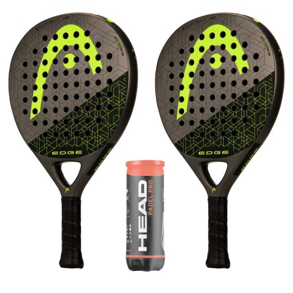 Head Padel Pakketilbud (Head Edge Yellow + Head Padel Pro)