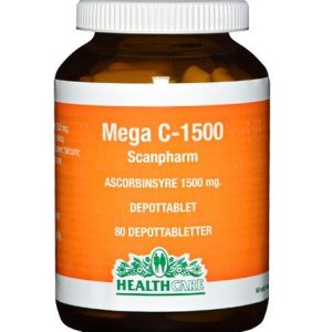 Health Care Mega C 1500 mg, 80tab.