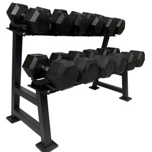 Hexa Håndvægte m. rack (2,5-30 KG)