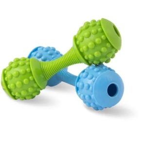 Hilton Dental Dumbbell I Termoplastisk Gummi 15 Cm - Hundelegetøj - 1 Stk.