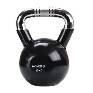 Hms Kettlebell Cast Iron Ktc20 Handle Chrome Knurled Black 20 Kg (17-64-076)