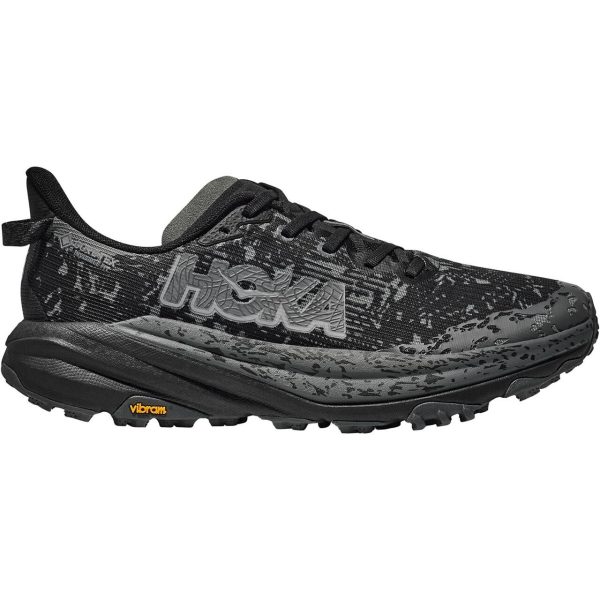 Hoka Mens Speedgoat 6 GTX Wide (Sort (BLACK/OUTER ORBIT) 42)