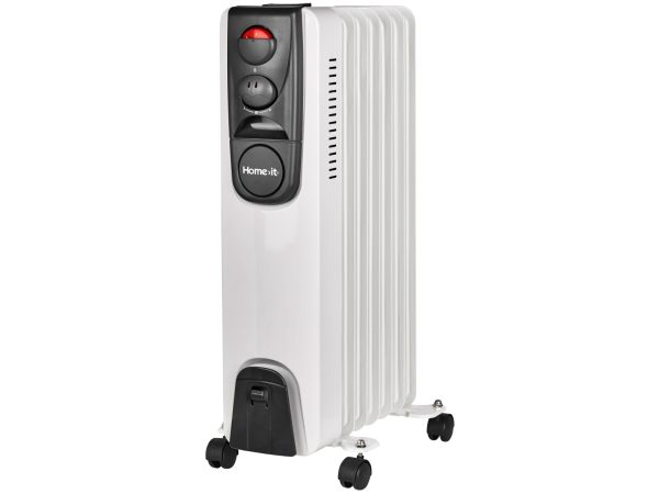 Home>It® Olieradiator Med 7 Ribber Og 3 Effekttrin 600/900/1500 Watt