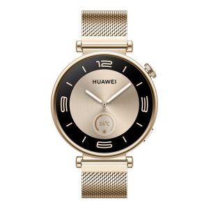 Huawei Watch Gt 4 - 41 Mm - Rustfrit Stål - Smart Ur Med Milanesisk Rem - Håndledsstørrelse: 120-190 Mm - Display 1.32" - Nfc, Bluetooth - 37 G - Lys