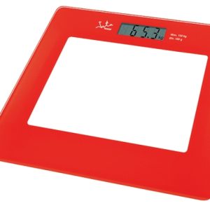 Jata 290, Elektronisk Personlig Vægt, 150 Kg, 100 G, Rød, Kg, Lb, Firkant