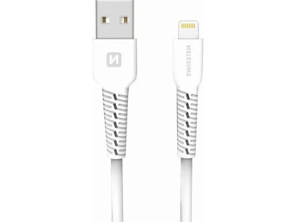 Kabel Usb Swissten Swissten Basic Fast Charge 3A Lightning (Md818zm/A) Datu Un Uzldes Kabelis 1M Balts