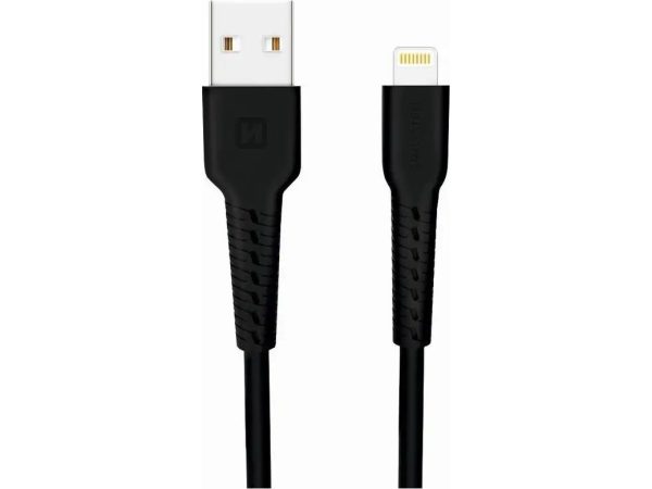 Kabel Usb Swissten Swissten Basic Fast Charge 3A Lightning (Md818zm/A) Datu Un Uzldes Kabelis 1M Melns