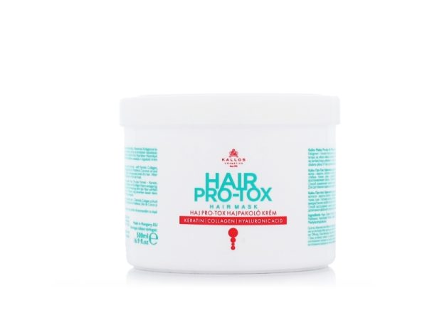 Kallos Kjmn Hair Pro-Tox Hårmaske Med Keratin, Kollagen Og Hyaluronsyre 500 Ml