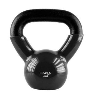 Kettlebell Vinyl 4Kg Sort Hms Knv04