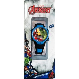 Kids Euroswan Avengers Digitalur Med Led-Lys Mv15765 Kids Euroswan