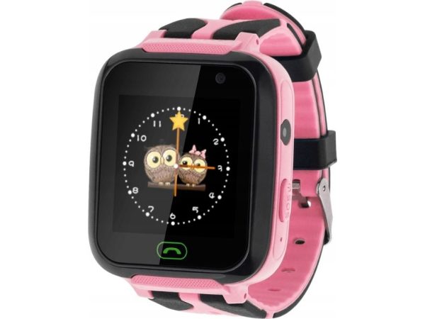 Kruger &Amp Matz Smartkid Smartwatch Til Børn, Pink Og Sort