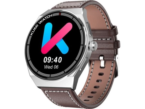 Kumi Gt5 Max 1.39 Inch 290 Mah Silver Smartwatch