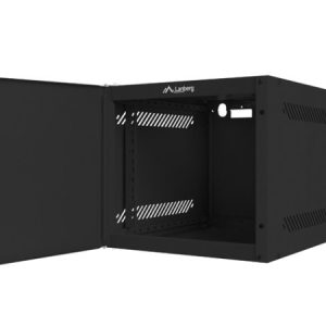 Lanberg 10" Wall-Mounted Rack Cabinet 6U (280X310, Black)