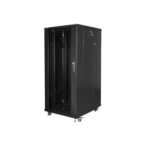 Lanberg FF01-6827-12B / Rack Cabinet 19" Free Standing 27U 600x800 Black