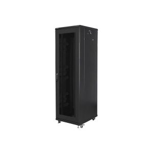 Lanberg FF01-6842-23B Rack Cabinet 19" Free Standing 42U 600x800mm (Flat Pack Mesh Door Black RAL9004