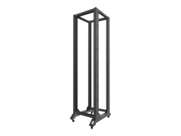 Lanberg - Rack Åben Ramme - 4-Pæl - Sort - 42U - 19"