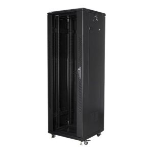 Lanberg - Rack Kabinet - Gulvstående - Sort, Ral 9004 - 37U - 19"