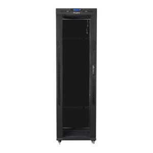 Lanberg - Rack Kabinet - Med 4 Køleblæsere, Display - Sort, Ral 9004 - 42U - 19"