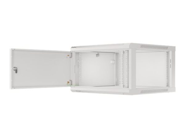 Lanberg - Rack Kabinet - Vægmonterbar - Grå, Ral 7035 - 12U - 19"