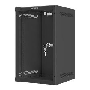 Lanberg - Rack Kabinet - Vægmonterbar - Sort, Ral 9004 - 9U - 10"