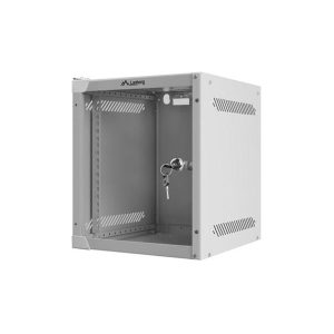 Lanberg WF10-2306-10S - 6U Wall-Mount Rack Cabinet (with Glass Door)