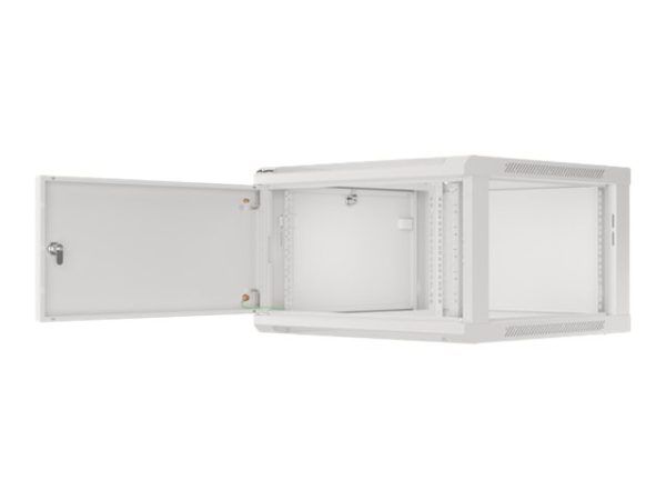 Lanberg Wf01-6606-00S - Rack Kabinet - Vægmonterbar - Grå, Ral 7035 - 6U - 19"